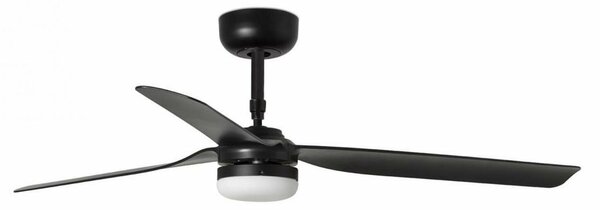 FARO PUNT M LED, černá, stropní ventilátor s DC motorem