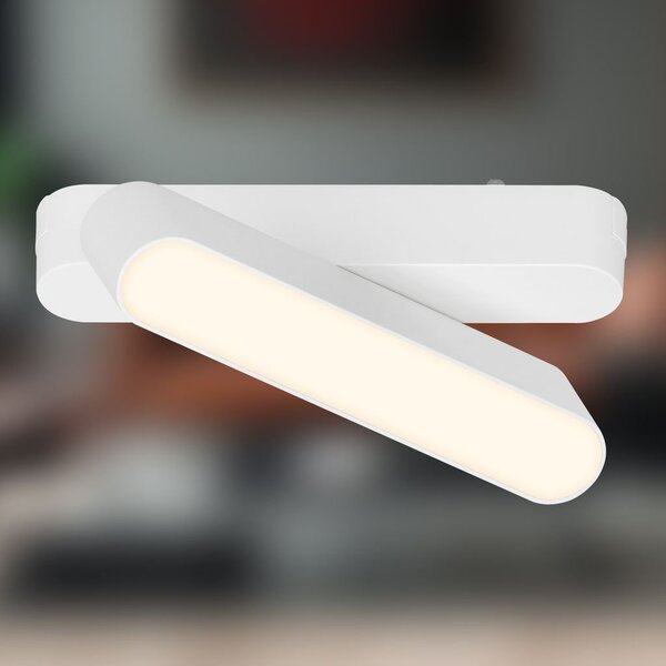 BRILO 8030016 LUXTRAIL lištový systém 48V, LED Tracklight, 5,5W, 720lm, nastavitelné, bílé - BRILO