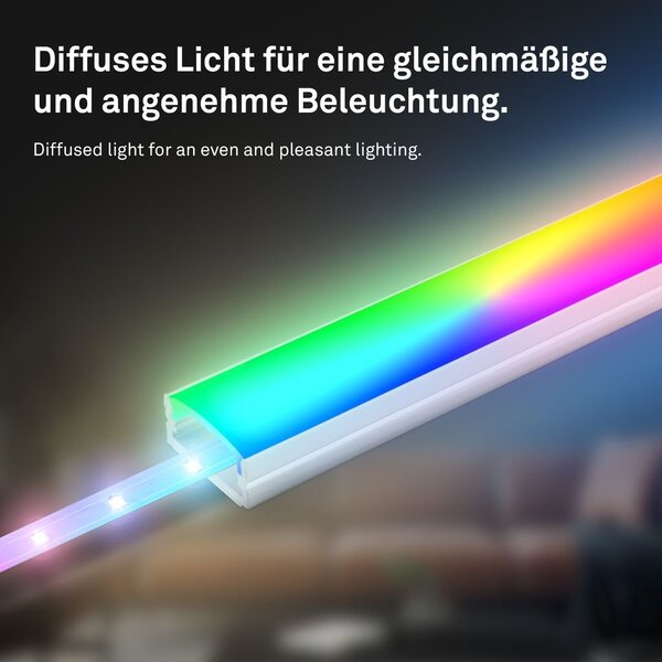 BRI 2153192 Pimp Your Stripe startovací sada LED pásek 2m, RGB+W, dálkový ovladač - BRILONER