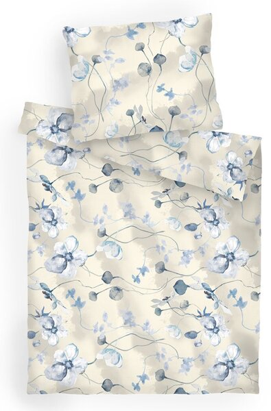 Povlečení bavlna Bloom elegance banán 140x200, 70x90 cm