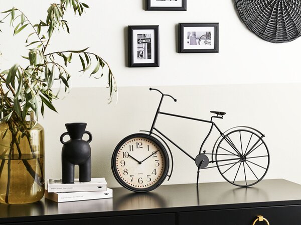 Hodiny LILLO 59 cm Kov Černá