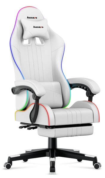 Herní židle Huzaro Force 4.7 White RGB bílá