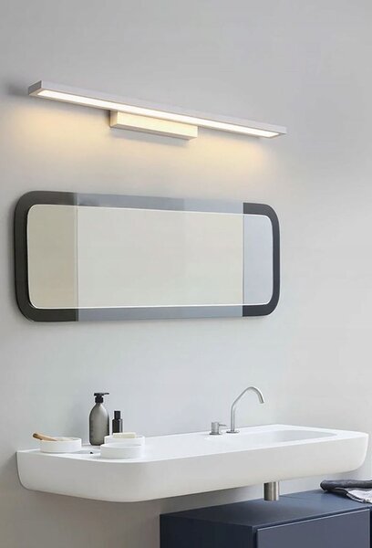Toolight Toolight, LED koupelnové svítidlo 80cm, 7W, 560lm, APP841-1W, černá matná, OSW-06767
