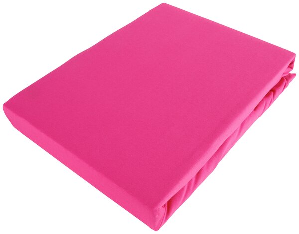 BOXSPRINGOVÉ PROSTĚRADLO, žerzej, pink, 140/220 cm Novel - Prostěradla