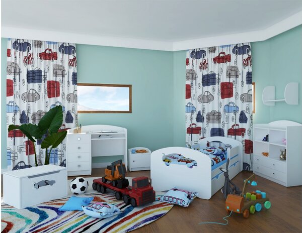 Happy Babies Dětská postel Happy Design - auto Velikost spací plochy: 140x70, Barva: světlá hruška