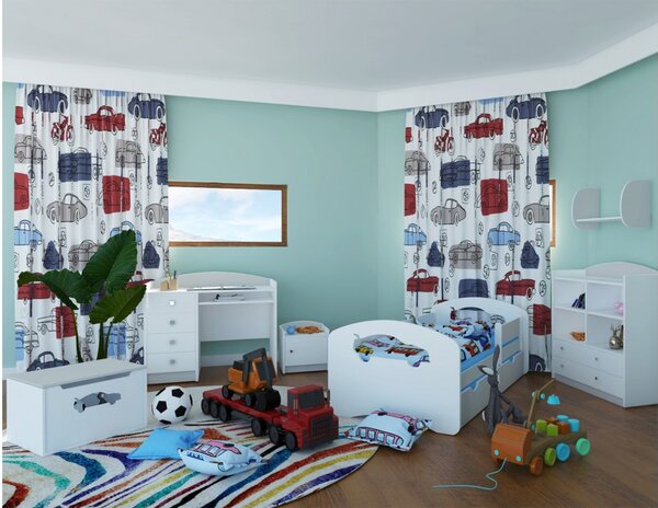 Happy Babies Dětská postel Happy Design - auto Velikost spací plochy: 140x70, Barva: světlá hruška