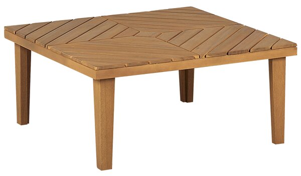 Zahradní konferenční stolek BARATTI 70 cm 70 cm Akáciové dřevo Hnědá
