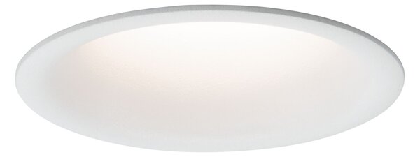 Paulmann 93416 LED Cymbal, bílá bodovka, 1x6,7W LED 2700K stmívatelná, prům. 7,7cm, IP44