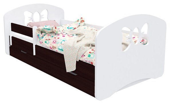 Happy Babies Dětská postel Happy Design - mašle Velikost spací plochy: 160x80, Barva: světlá hruška