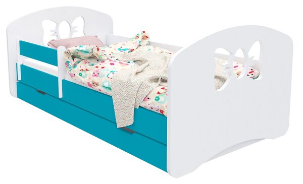 Happy Babies Dětská postel Happy Design - mašle Velikost spací plochy: 160x80, Barva: světlá hruška
