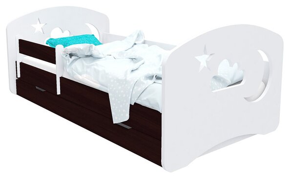 Happy Babies Dětská postel Happy Design - měsíc Velikost spací plochy: 160x80, Barva: modrá
