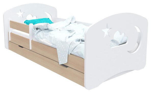 Happy Babies Dětská postel Happy Design - měsíc Velikost spací plochy: 160x80, Barva: modrá