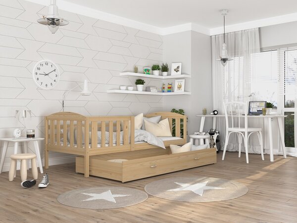 AJK Dětská postel Jakub P - borovice Velikost spací plochy: 200x90