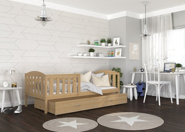 AJK Dětská postel Jakub P - borovice Velikost spací plochy: 200x90