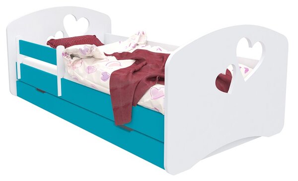 Happy Babies Dětská postel Happy Design - srdce Velikost spací plochy: 140x70, Barva: světlá hruška