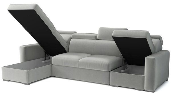 Sedací souprava PEDRO L | 170x305 | rozkládací + 2x úložný prostor | VÝBĚR TKANIN