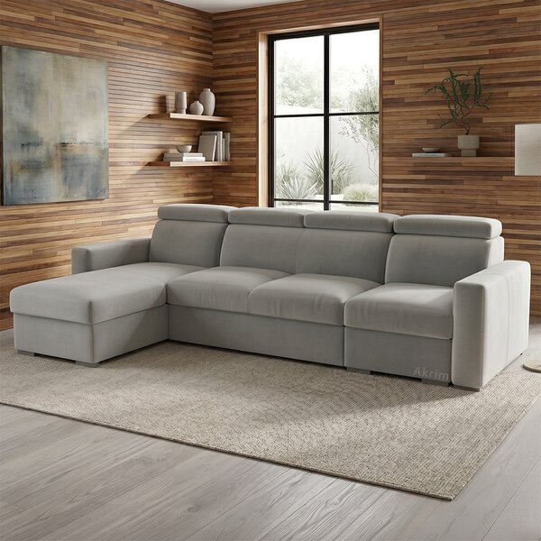 Sedací souprava PEDRO L | 170x305 | rozkládací + 2x úložný prostor | VÝBĚR TKANIN