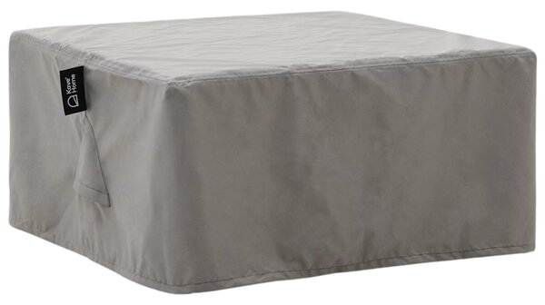 Kave Home Šedý ochranný obal na zahradní stolek Iria 80 x 80 cm