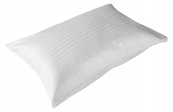Povlečení atlas grádl Polycotton bílý pruh 140x200, 70x90 cm