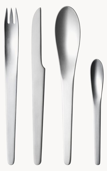 Sada vysoce leštěných příborů Arne Jacobsen, sady v různých velikostech