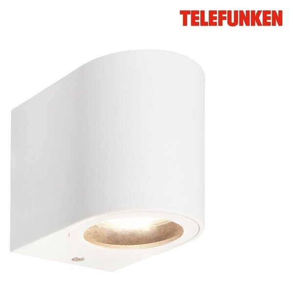 TF 322906TF TELEFUNKEN venkovní nástěnné svítidlo, ochrana proti stříkající vodě, bílé - BRILONER
