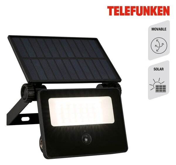 TF 322605TF TELEFUNKEN LED bodové svítidlo solární, pohybové čidlo, soumrakový senzor - BRILONER