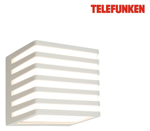TF 321904TF TELEFUNKEN LED venkovní nástěnné svítidlo, voděodolné a prachotěsné, kostka, světlešedá - BRILONER