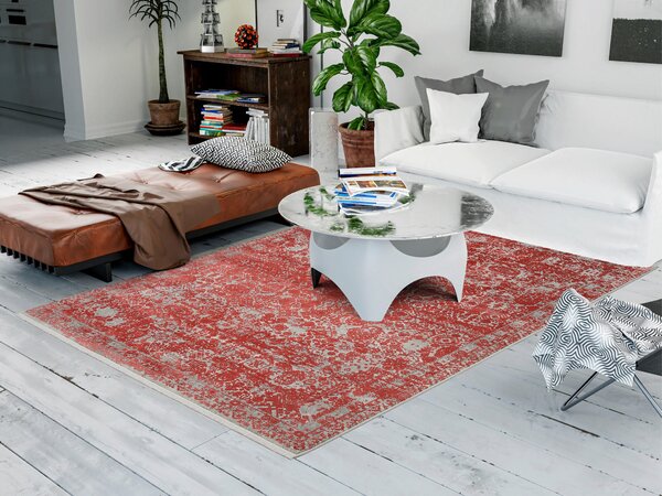 TKANÝ KOBEREC, 67/130 cm červená Dieter Knoll - Tkané koberce