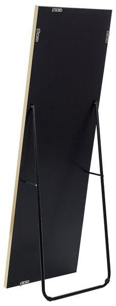 Stojací zrcadlo LAUTREC 150 cm Umělý samet Námořnická modrá