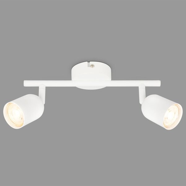 BRILO 2145026 Bodové svítidlo Spot, 27,5 cm, 2x GU10, max. 9W, bílé - BRILO