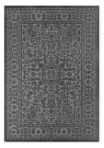 Černobílý vnitřní a venkovní koberec 200x290 cm Duet Kona – NORTHRUGS
