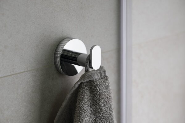 Sapho Sapho, LARISSA držák ručníků kruh, černá/zlato mat, WS006BG