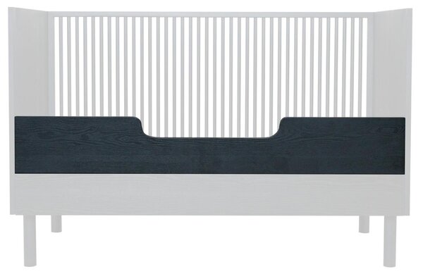 Černá dřevěná zábrana na dětské postele Quax Hai-No-Ki 140 x 15 cm