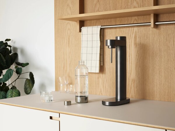 Brus Výrobník perlivé vody, výška: 420 mm, délka: 220 mm, šířka: 115 mm, mosaz