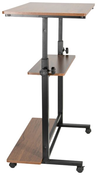 PSACÍ STŮL, černá, barvy vlašských ořechů, 80/50/80-120 cm MID.YOU - Online Only psací stoly, Online Only