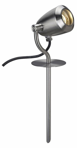 VÝPRODEJ VZORKU BIG WHITE SLV CV-SPOT 40, venkovní svítidlo s trnem, GU10 51 mm, IP65, nerezová ocel 304, D/Š/V 11,8/7,8/40 cm, 50 W 231672
