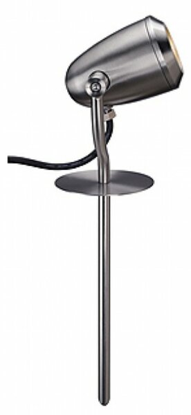 VÝPRODEJ VZORKU BIG WHITE SLV CV-SPOT 40, venkovní svítidlo s trnem, GU10 51 mm, IP65, nerezová ocel 304, D/Š/V 11,8/7,8/40 cm, 50 W 231672
