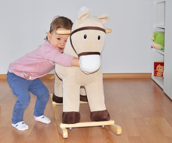 Houpací koník Pony fialový
