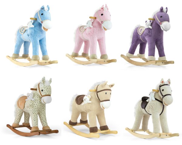 Houpací koník Pony fialový