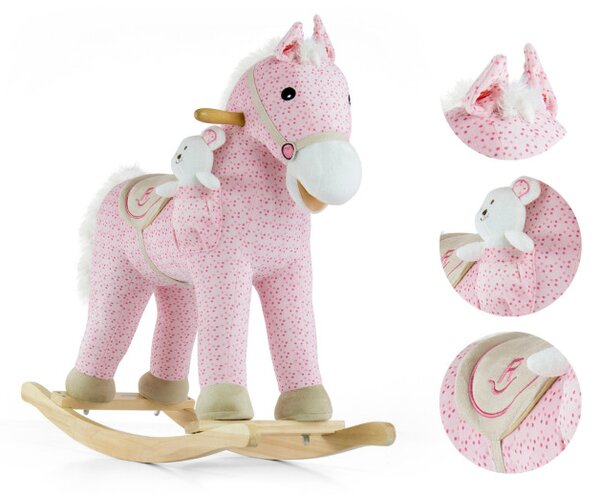 Houpací koník Pony růžový