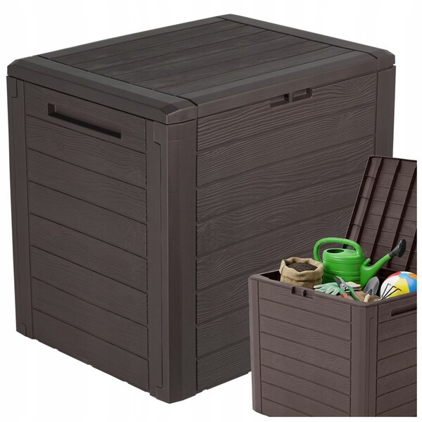 Zahradní truhla Prosperplast WoodeBox 190 l hnědá