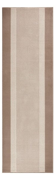 Béžovo-hnědý běhoun Hanse Home Basic, 80 x 300 cm