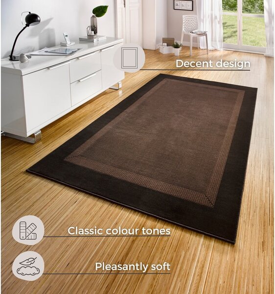 Hnědý koberec Hanse Home Basic, 160 x 230 cm