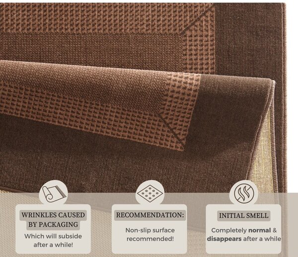 Hnědý koberec Hanse Home Basic, 160 x 230 cm