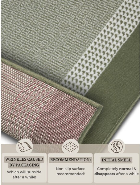 Zelený běhoun 80x200 cm Band – Hanse Home