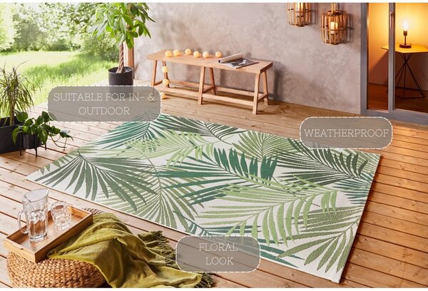 Zeleno-béžový venkovní koberec 160x230 cm Vai – NORTHRUGS