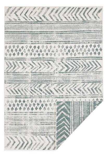 Zeleno-krémový venkovní koberec NORTHRUGS Biri, 80 x 150 cm