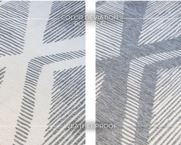 Krémovo-šedý venkovní koberec 80x150 cm Gemini – Elle Decoration