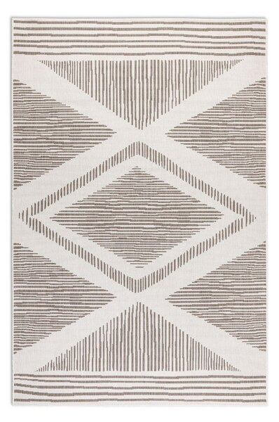Krémovo-hnědý venkovní koberec 80x150 cm Gemini – Elle Decoration