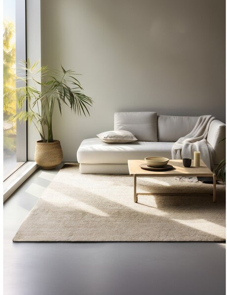 Krémový jutový koberec 190x280 cm Bouclé – Hanse Home
